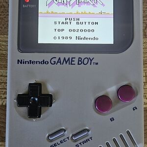 Nintendo Game Boy - Gray with Purple Buttons